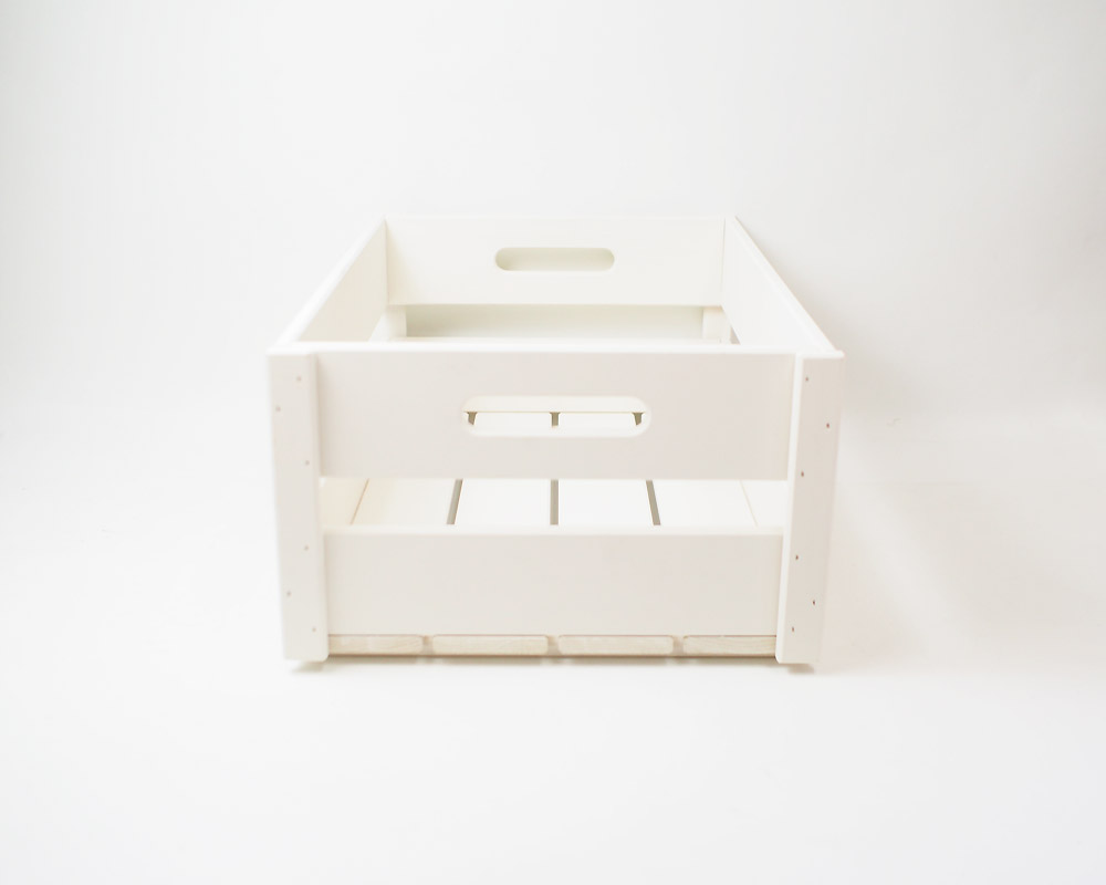 COW BOOKS | Wood Box Ivory Small Stacking ���åɥܥå��������ܥ꡼ ���⡼�� �����å���
