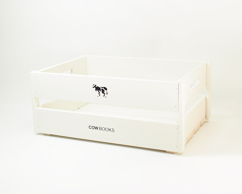 COW BOOKS | Wood Box Ivory Small Stacking ���åɥܥå��������ܥ꡼ ���⡼�� �����å���
