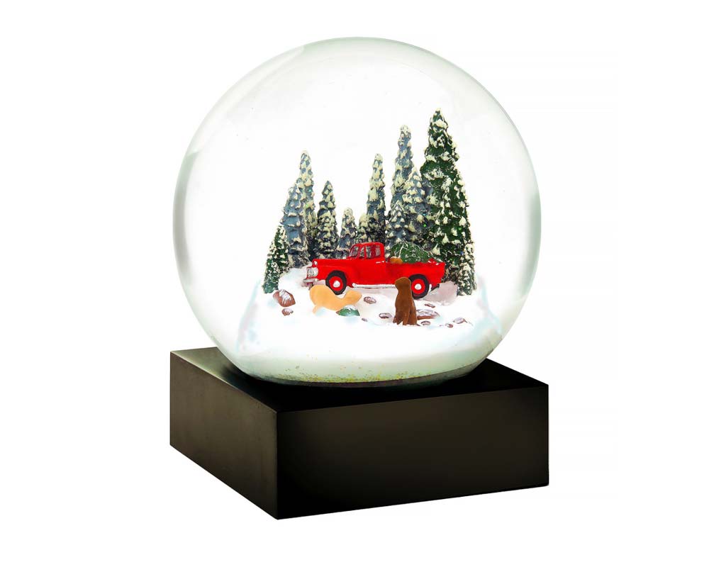 Cool Snow Globes | Snow Dome Red Truck with Dog �����륹�Ρ��������֥�