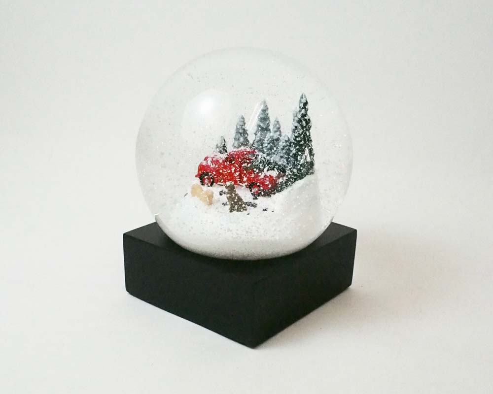 Cool Snow Globes | Snow Dome Red Truck with Dog �����륹�Ρ��������֥�