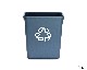 Trust | Deskside Recycling Container [2size3color] ǥ ꥵ ƥ