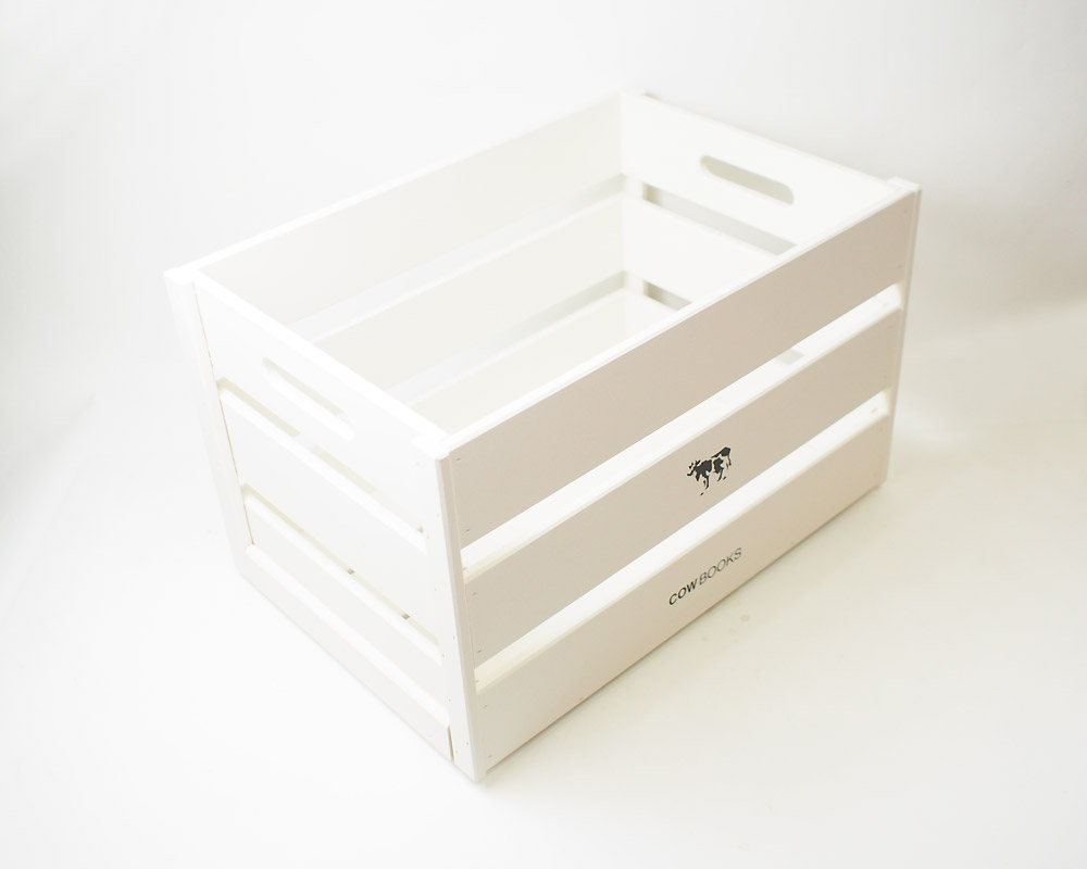 COW BOOKS | Wood Box Ivory Big Stacking ���åɥܥå��������ܥ꡼ �ӥå� �����å���