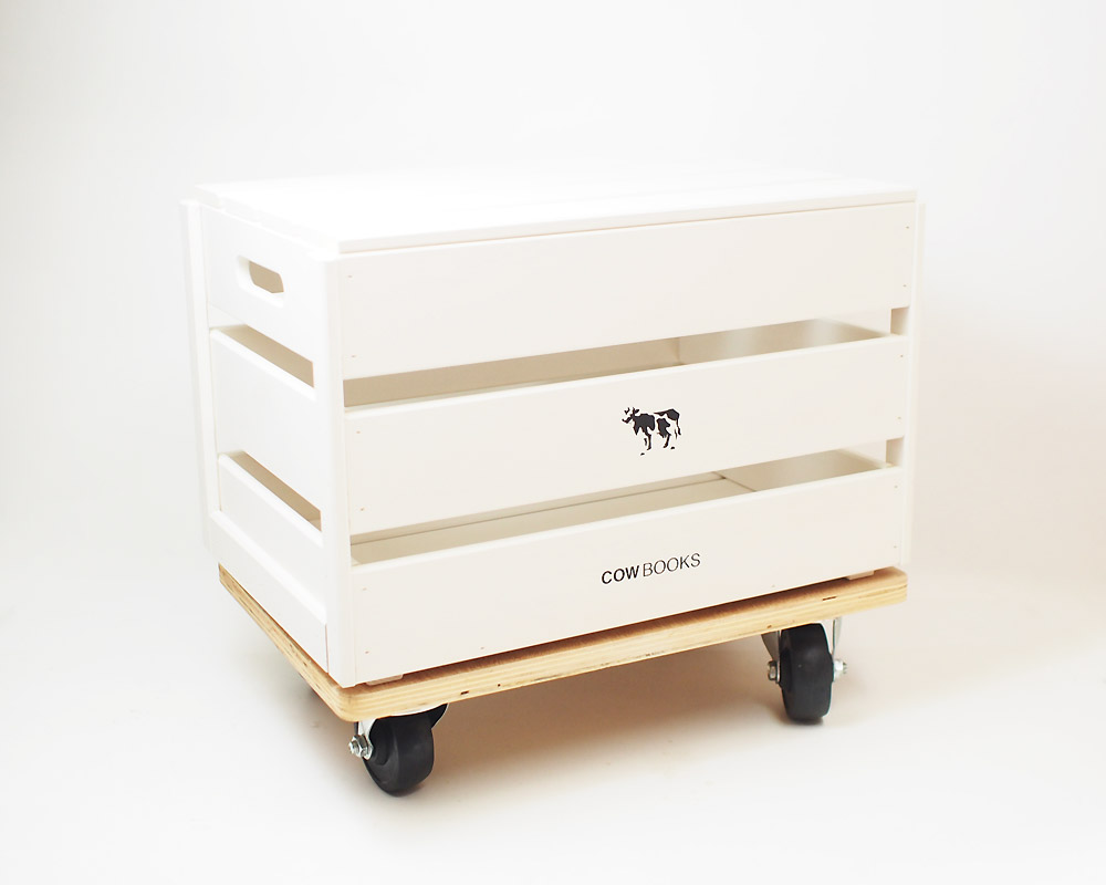 COW BOOKS | Wood Box Ivory Big Stacking ���åɥܥå��������ܥ꡼ �ӥå� �����å���
