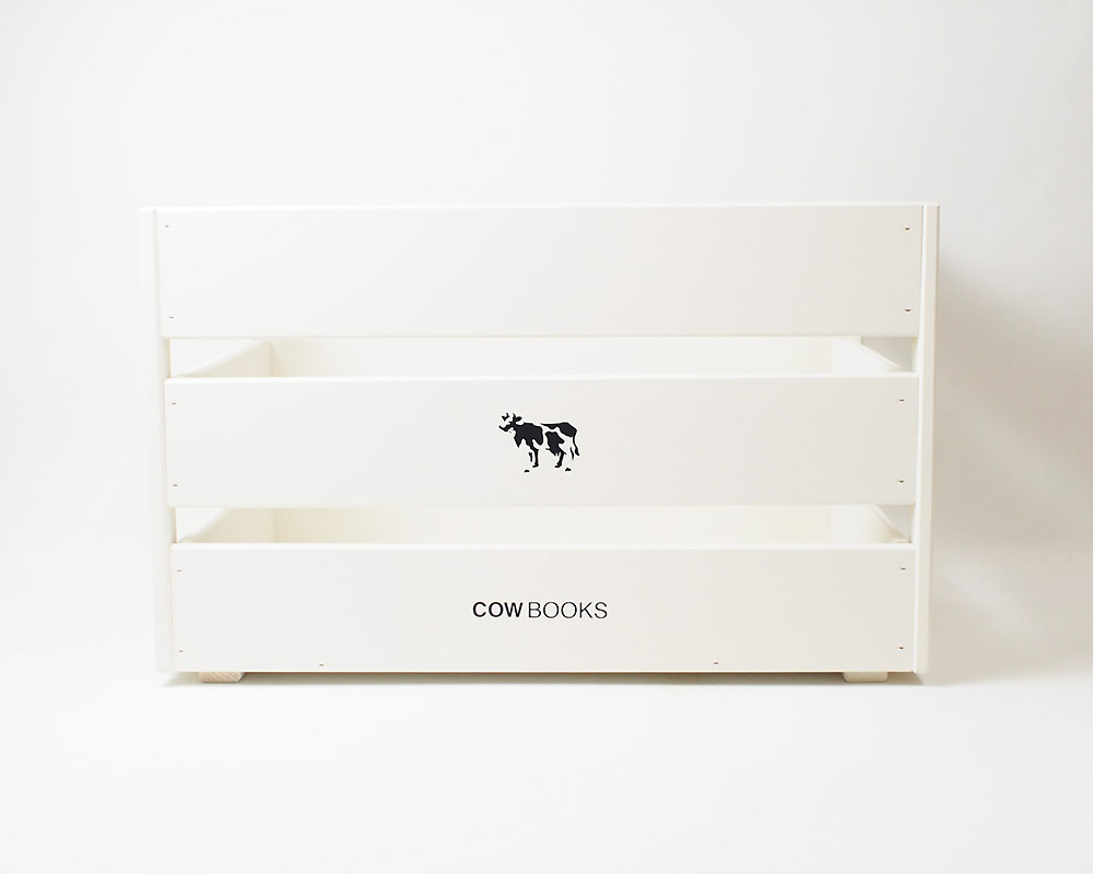 COW BOOKS | Wood Box Ivory Big Stacking ���åɥܥå��������ܥ꡼ �ӥå� �����å���