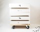 COW BOOKS | Wood Box Ivory Big Stacking ���åɥܥå��������ܥ꡼ �ӥå� �����å���