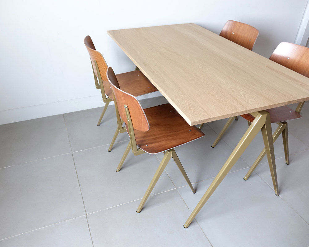 GALVANITAS | TD.4 Table Oak/P.Gold [2size] ե˥ TD.4ơ֥ /ѡ르