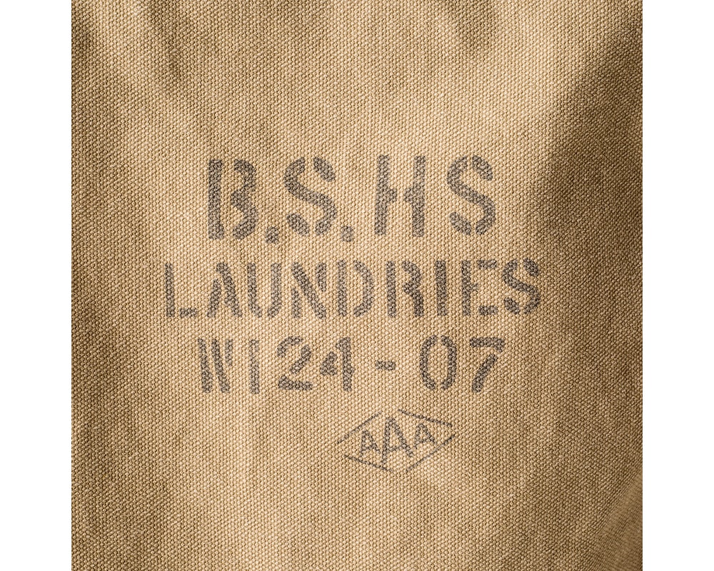 BasShu | Laundry Bag with Iron Frame Beige ���ɥ꡼�Хå� �ե졼���� �١�����