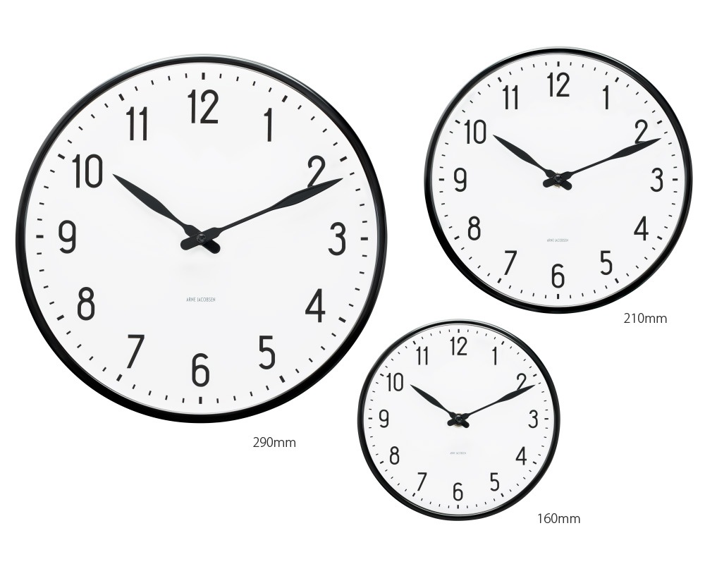 Rosendahl | Arne Jacobsen STATION Wall Clock [2size] ����͎��䥳�֥��� ���ơ������ �������륯���å�