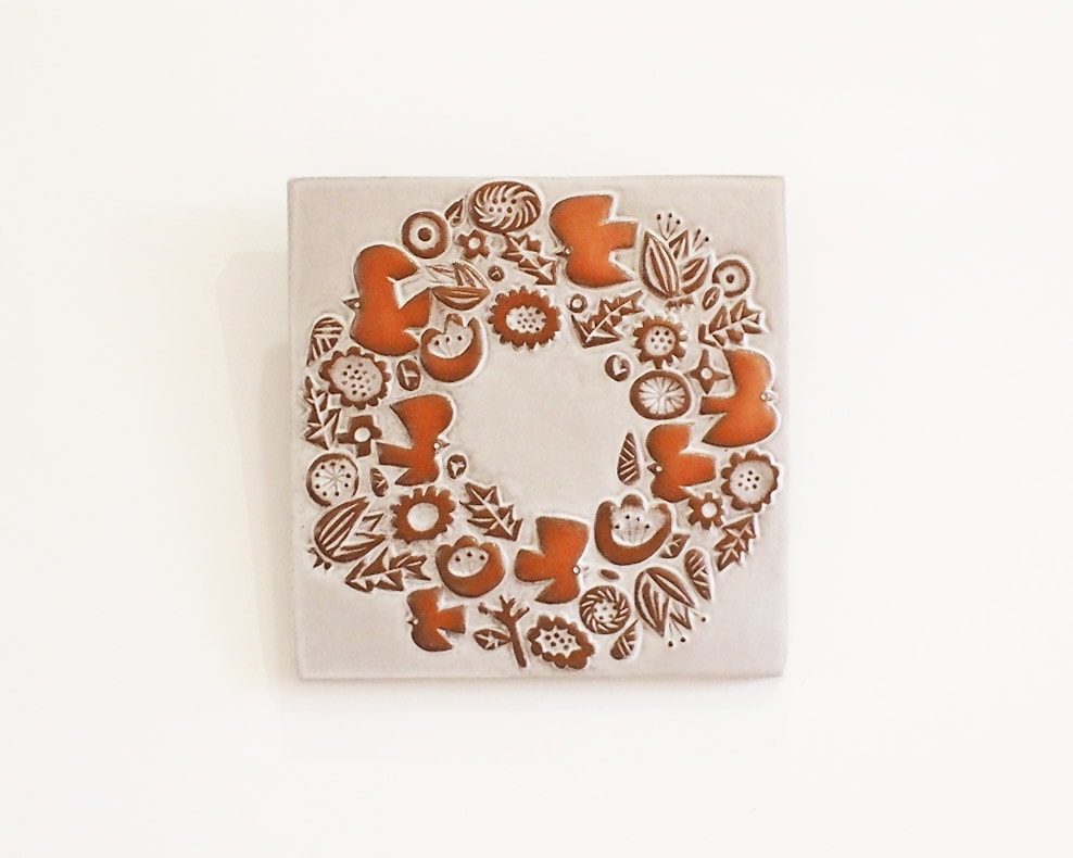 BIRDS' WORDS | CERAMIC PLATE WREATH��ƫ��/����ߥå��ץ졼�� �꡼��