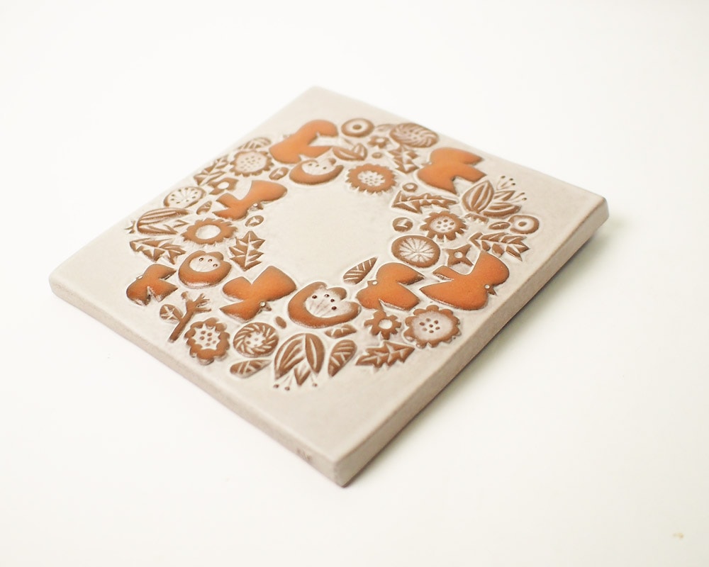 BIRDS' WORDS | CERAMIC PLATE WREATH��ƫ��/����ߥå��ץ졼�� �꡼��