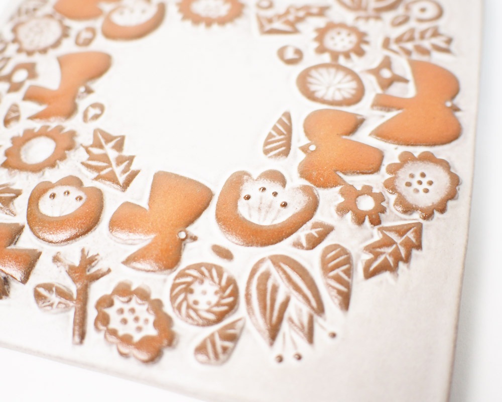 BIRDS' WORDS | CERAMIC PLATE WREATH��ƫ��/����ߥå��ץ졼�� �꡼��