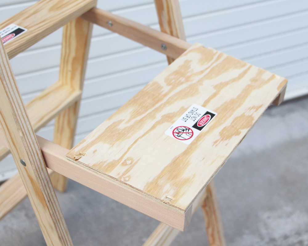 Michigan Ladder Co.  | Wood 4 Step Ladder ���åɥ����/������Ω 4���ƥå�