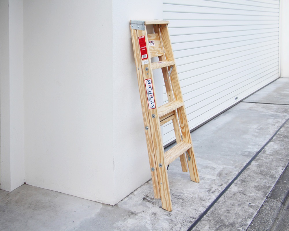 Michigan Ladder Co.  | Wood 4 Step Ladder ���åɥ����/������Ω 4���ƥå�
