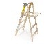 Michigan Ladder Co.  | Wood 4 Step Ladder ���åɥ����/������Ω 4���ƥå�
