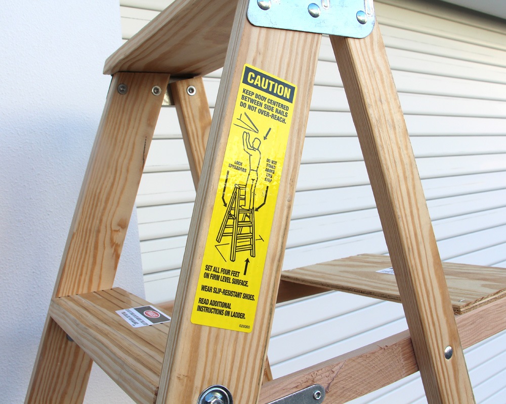 Michigan Ladder Co.  | Wood 6 Step Ladder ���åɥ����/������Ω 6���ƥå�