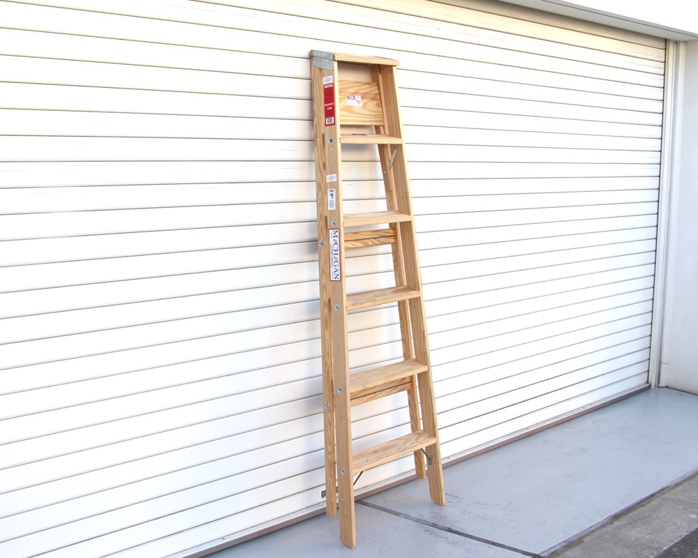 Michigan Ladder Co.  | Wood 6 Step Ladder ���åɥ����/������Ω 6���ƥå�