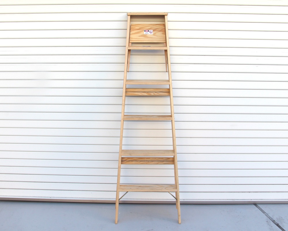ミシガンラダー｜Michigan Ladder Co. Wood 6 Step Ladder ウッドラダー/木製脚立 6ステップ