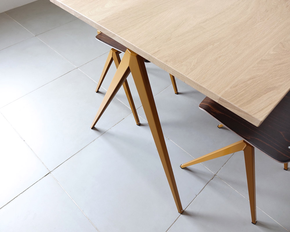 GALVANITAS | TD.4 Table Oak/O.Brown [2size] ����ե��˥���TD.4�ơ��֥� ������/���������֥饦��