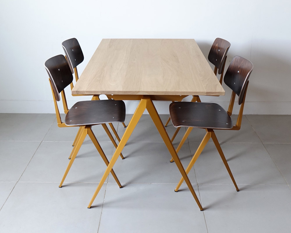 GALVANITAS | TD.4 Table Oak/O.Brown [2size] ����ե��˥���TD.4�ơ��֥� ������/���������֥饦��