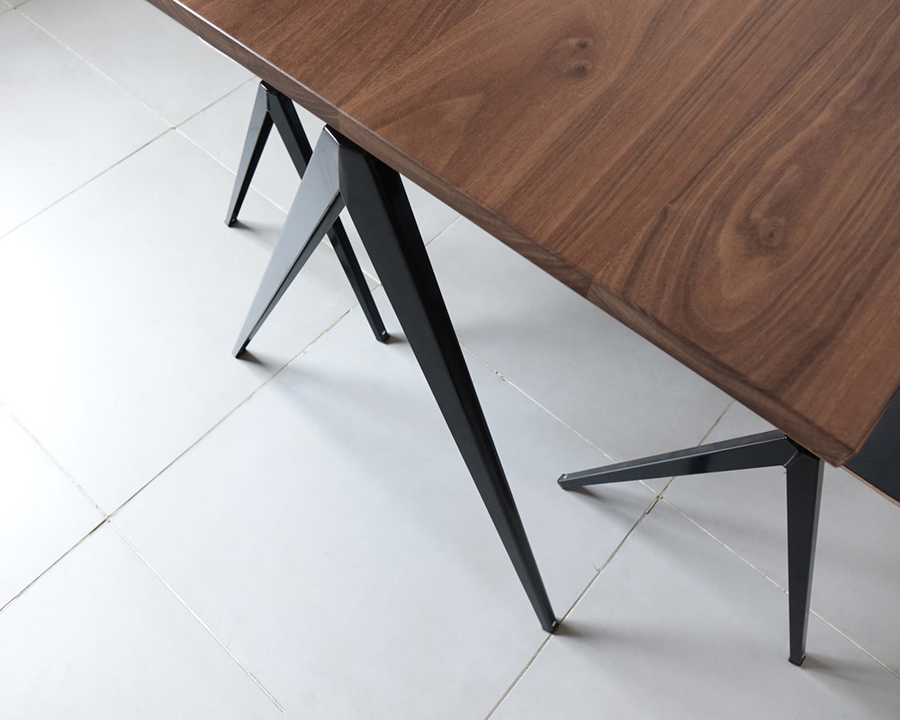 GALVANITAS | TD.4 Table Walnut/Black [2size] ����ե��˥���TD.4�ơ��֥� ��������ʥå�/�֥�å�