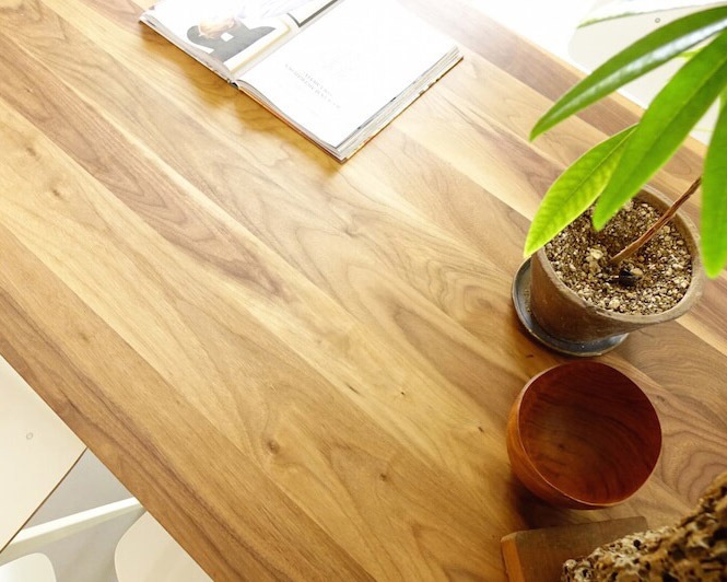 GALVANITAS | TD.4 Table Walnut/Black [2size] ����ե��˥���TD.4�ơ��֥� ��������ʥå�/�֥�å�