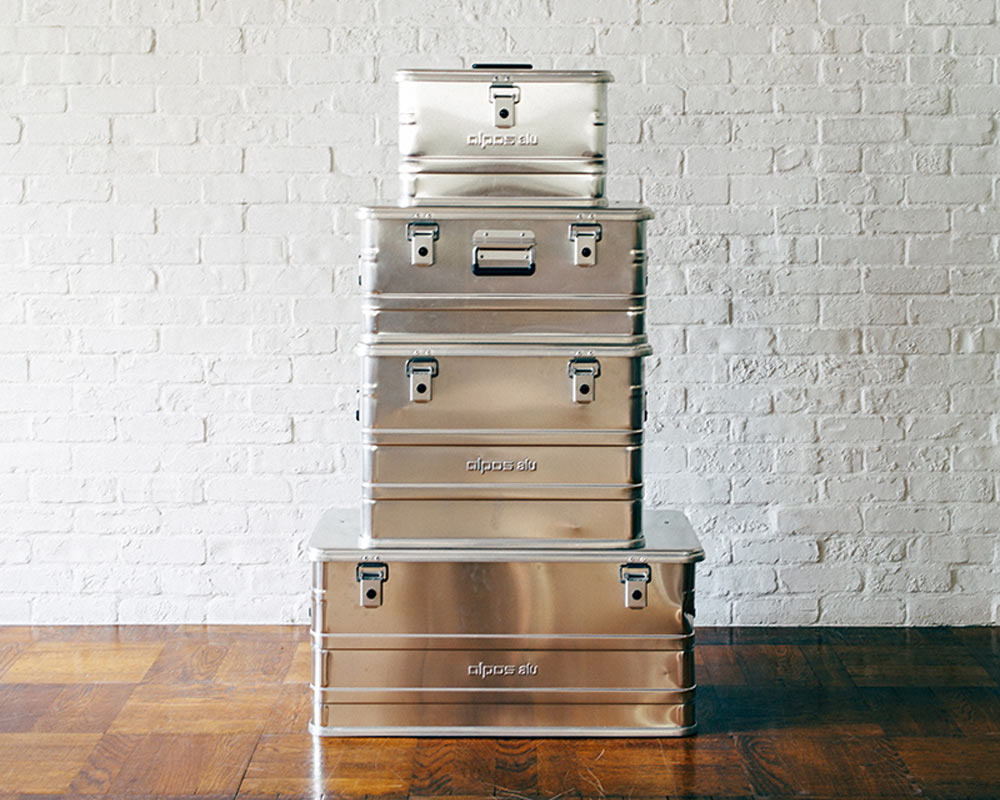 ALPOS | ALUMI CONTAINER with LID XS ����ߥ���ƥ� ���դ�