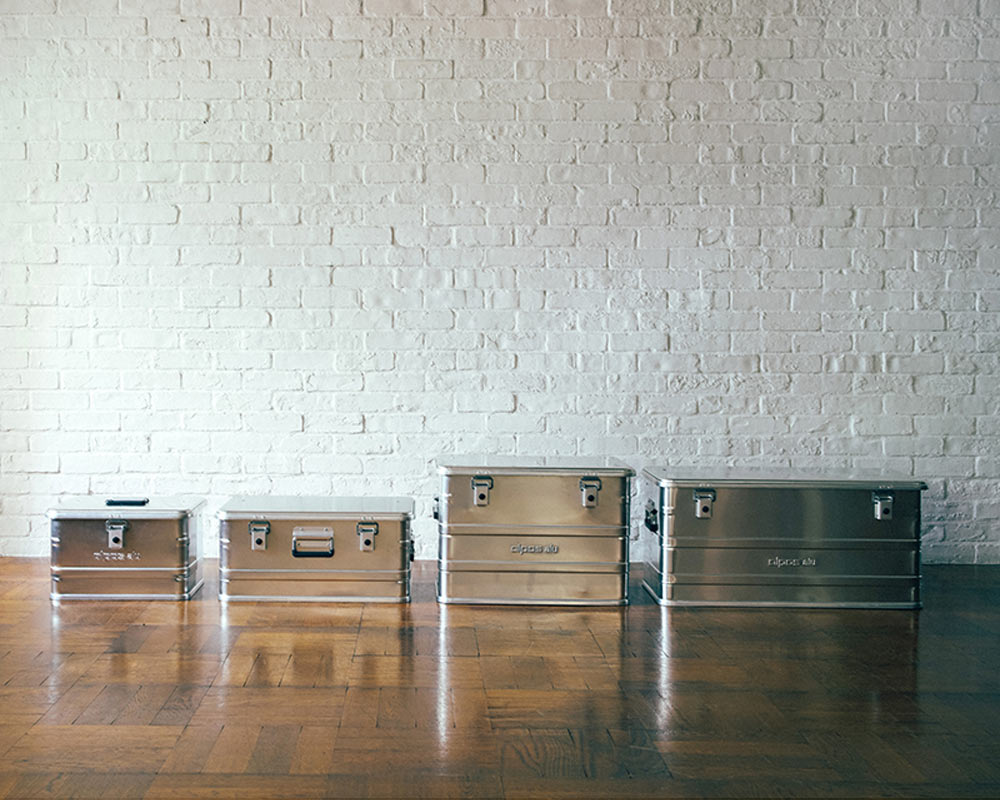 ALPOS | ALUMI CONTAINER with LID XS ����ߥ���ƥ� ���դ�