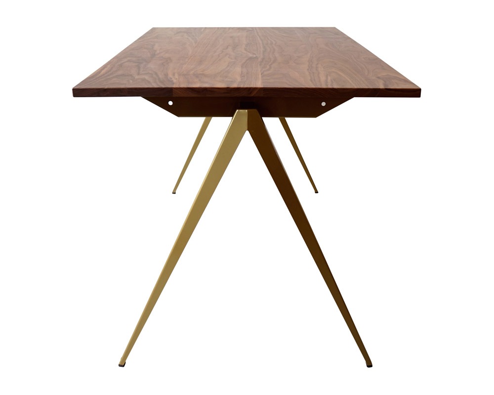 GALVANITAS | TD.4 Table Walnut/P.Gold [2size] ����ե��˥���TD.4�ơ��֥� ��������ʥå�/�ѡ��르�����