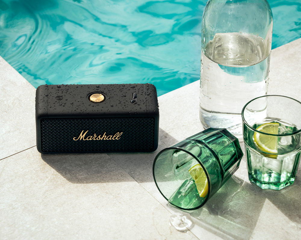 Marshall | Emberton�� Black and Brass Portable Speaker ����С��ȥ�2 �ݡ����֥륹�ԡ�����
