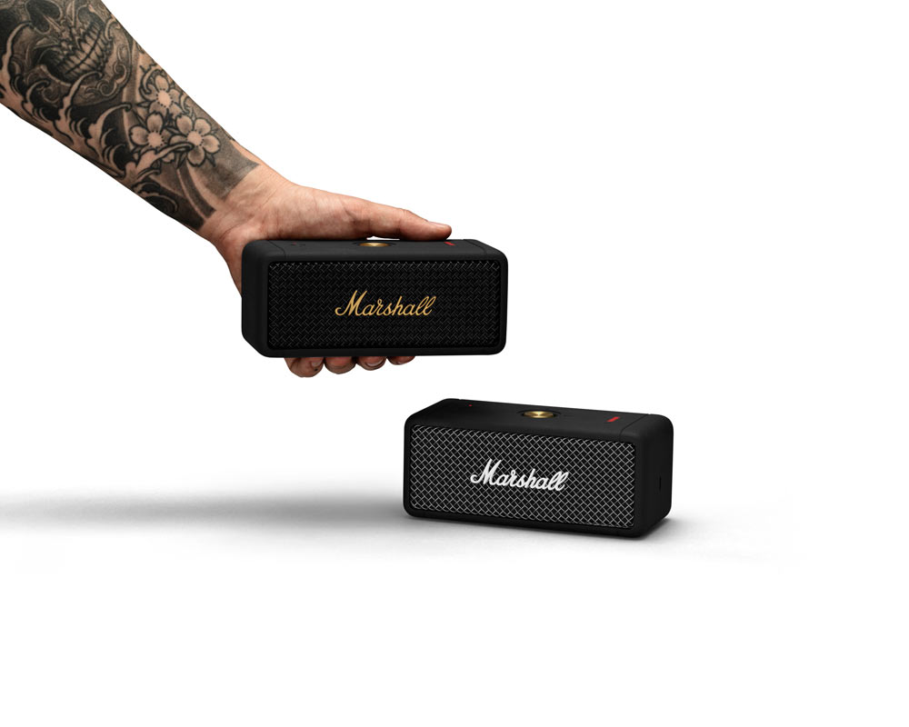 Marshall | Emberton�� Black and Brass Portable Speaker ����С��ȥ�2 �ݡ����֥륹�ԡ�����