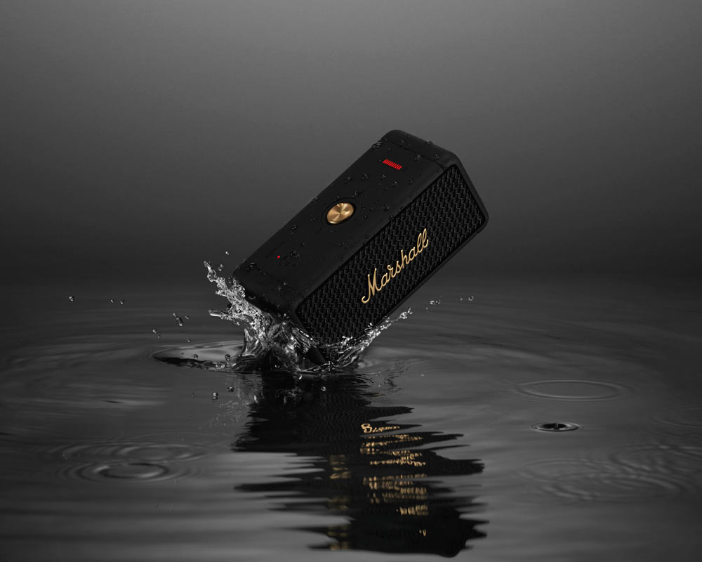 Marshall | Emberton�� Black and Brass Portable Speaker ����С��ȥ�2 �ݡ����֥륹�ԡ�����