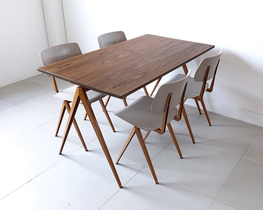 GALVANITAS | TD.4 Table Walnut/R.Brown [2size] ����ե��˥���TD.4�ơ��֥� ��������ʥå�/������֥饦��