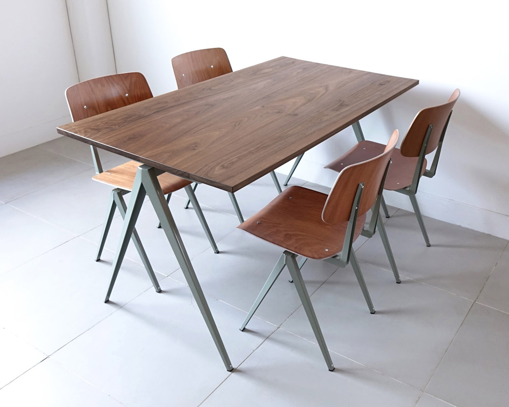 GALVANITAS | TD.4 Table Walnut/C.Gray [2size] ����ե��˥���TD.4�ơ��֥� ��������ʥå�/�����ȥ��쥤