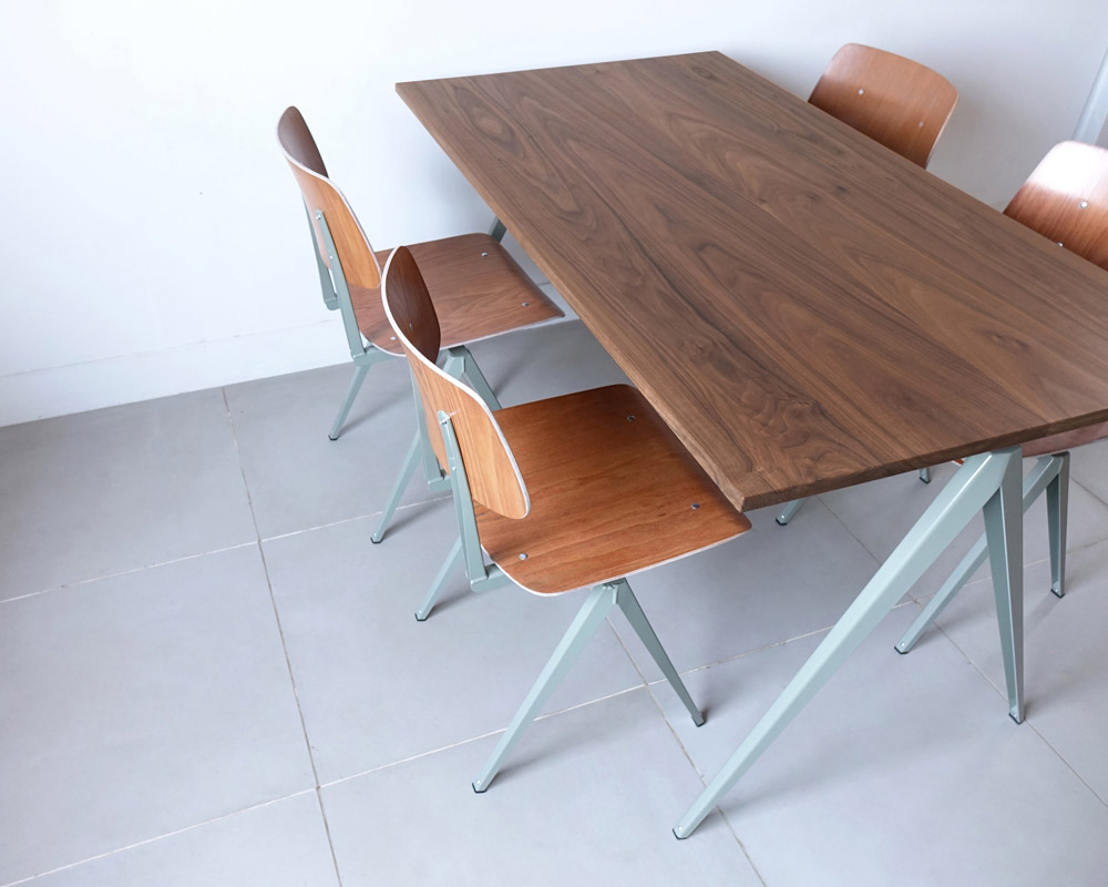 GALVANITAS | TD.4 Table Walnut/C.Gray [2size] ����ե��˥���TD.4�ơ��֥� ��������ʥå�/�����ȥ��쥤