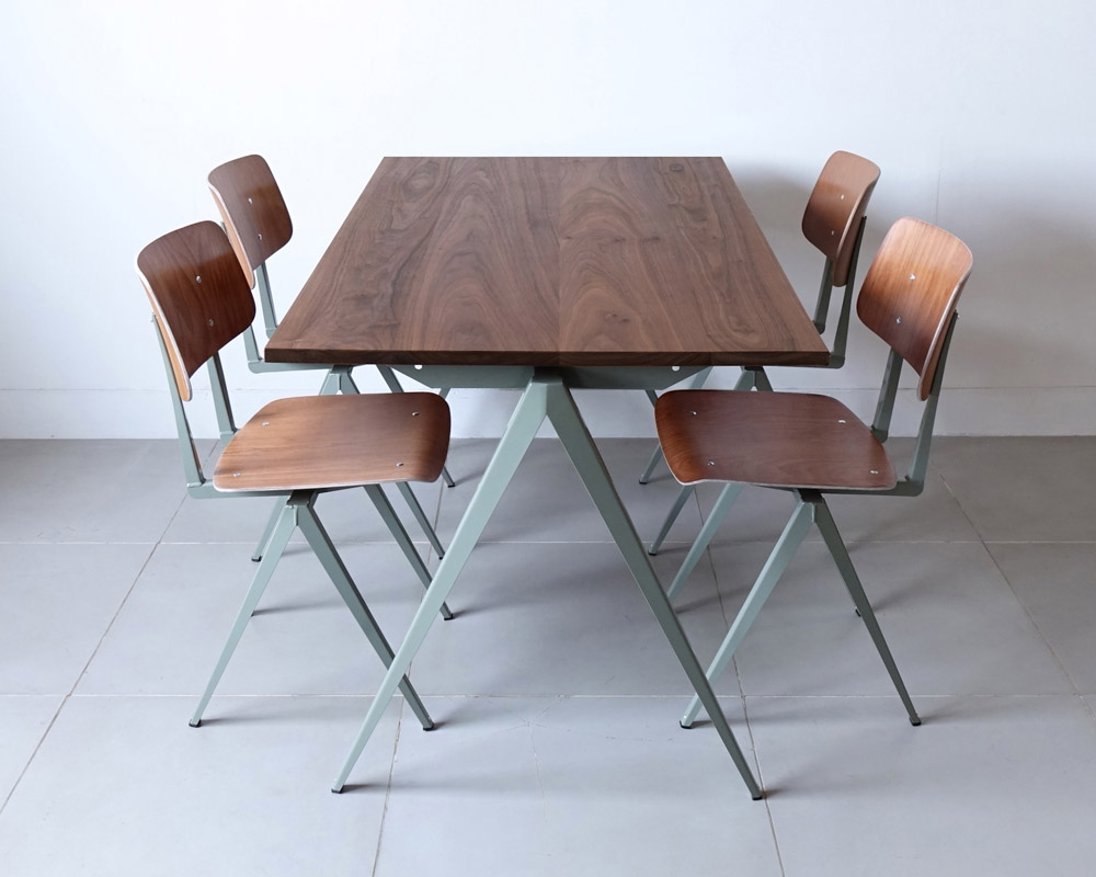 GALVANITAS | TD.4 Table Walnut/C.Gray [2size] ����ե��˥���TD.4�ơ��֥� ��������ʥå�/�����ȥ��쥤