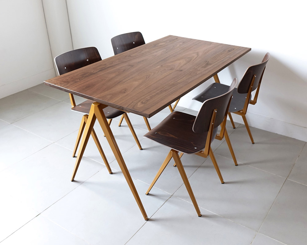 GALVANITAS | TD.4 Table Walnut/O.Brown [2size] ����ե��˥���TD.4�ơ��֥� ��������ʥå�/���������֥饦��