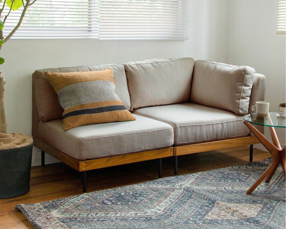 journal standard Furniture | LILLE CORNER SOFA Beige ��륳���ʡ����ե� �١�����