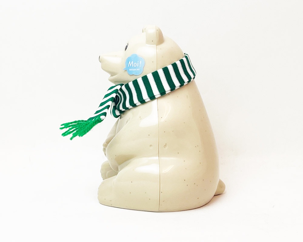 MK Tresmer | Polar Bear Money Box with Muffler 2023 Ȣ  ܡޥե顼դ