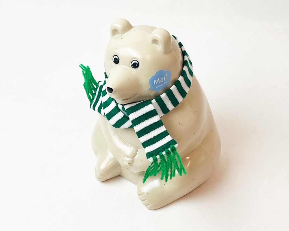 MK Tresmer | Polar Bear Money Box with Muffler 2023 Ȣ  ܡޥե顼դ