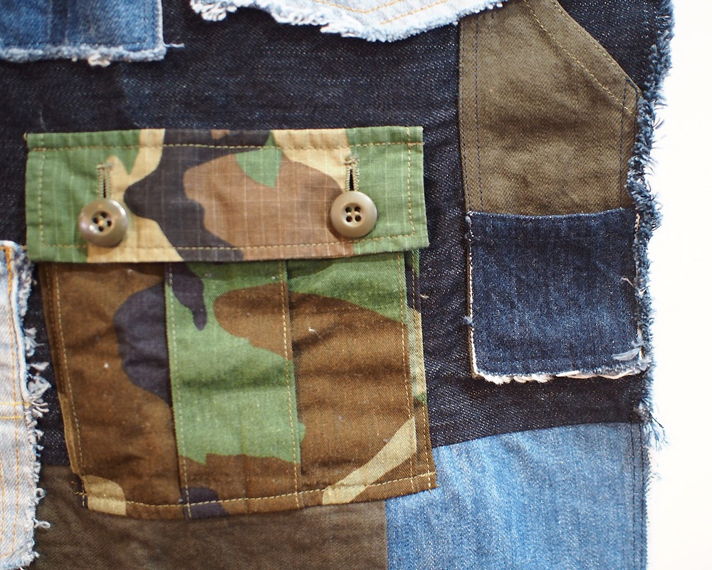 H.R.REMAKE | CUT OFF WALL POCKET ���åȥ��� ��������ݥ��å�