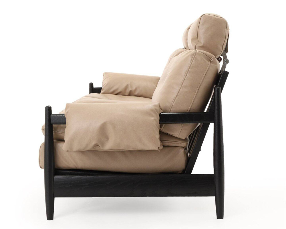 journal standard Furniture | MADEIRA SOFA PU BK FRAME �ޥǥ��饽�ե� PU�쥶��BK�ե졼��