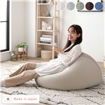  ビーズクッション キューブ型 単品 グレージュ 洗えるカバー クッション オットマン STIIBO送料無料|ソファ|オフィス・ホーム家具