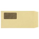 Office168厳選まとめ買いお得 TANOSEE 窓付封筒 裏地紋付 ワンタッチテープ付 長3 70g／m2 クラフト 1パック（100枚） 【×5セット】送料無料|封筒|文具・オフィス用品
