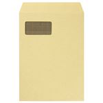 Office168厳選まとめ買いお得 TANOSEE 窓付クラフト封筒 A4 裏地紋付 85g/m2 1パック(100枚) 【×2セット】送料無料|封筒|文具・オフィス用品