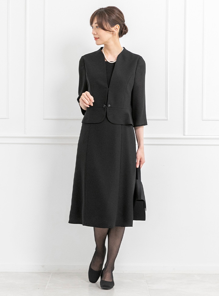 drawer セットアップ　ワンピース　ブラック　スカート 000000000212_rYVNe1N.jpg