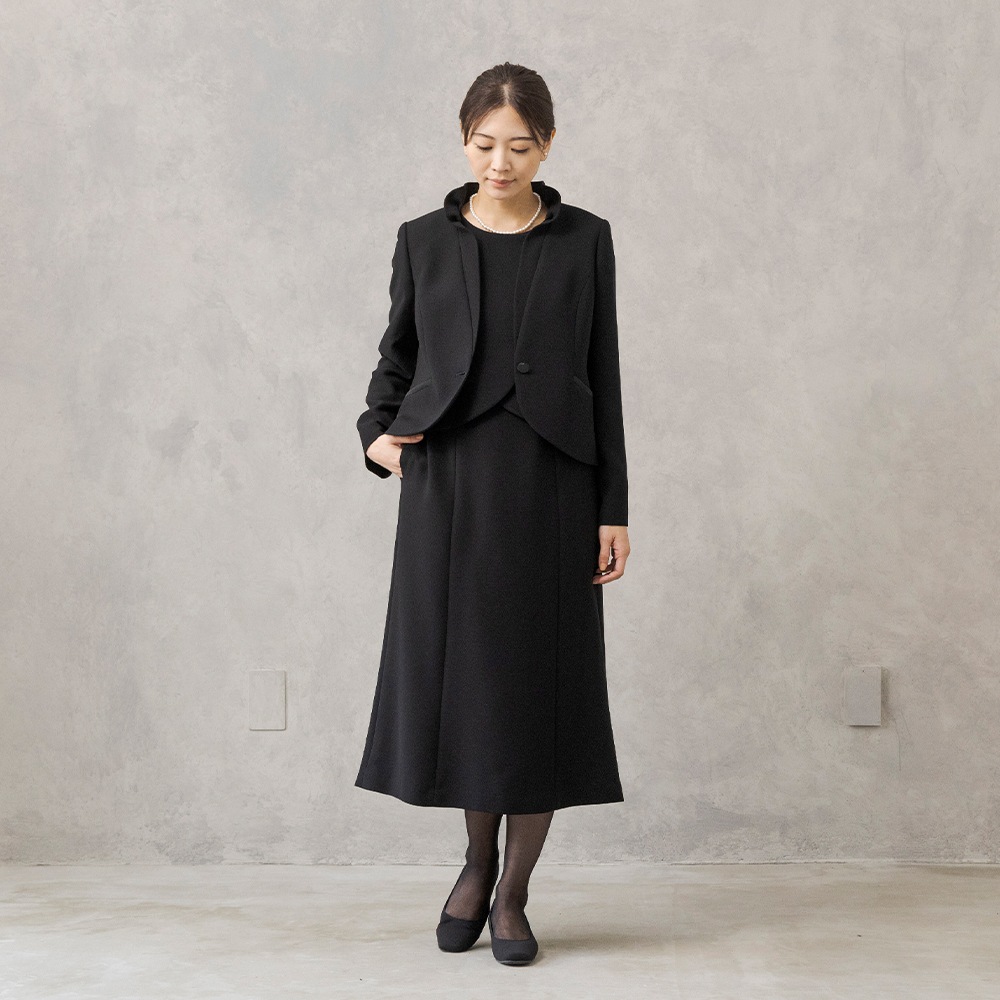 [HIROMI YOSHIDA Black 1203423]�ե�륫�顼���㥱�åȡߥڥץ�����������ԡ���