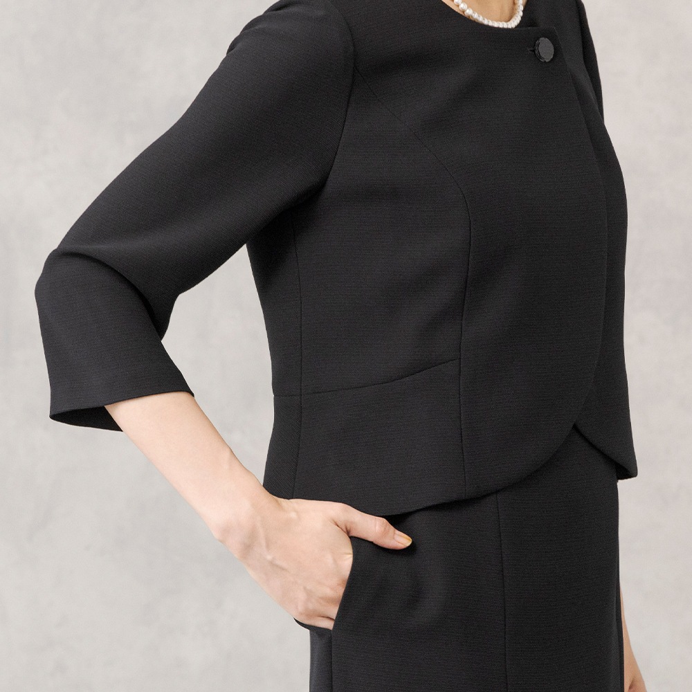 [HIROMI YOSHIDA Black 1203423]�ե�륫�顼���㥱�åȡߥڥץ�����������ԡ���