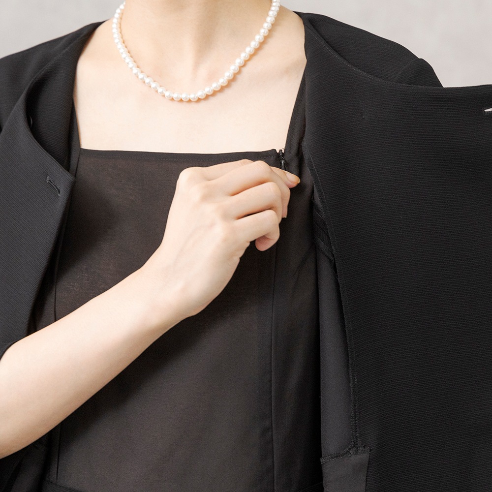 [HIROMI YOSHIDA Black 1203423]�ե�륫�顼���㥱�åȡߥڥץ�����������ԡ���