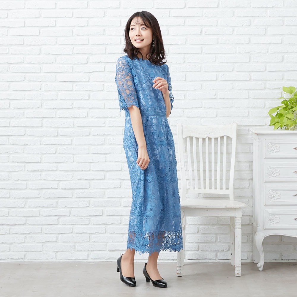 商品番号 ケミカルレースワンピース Carette 公式オンライン通販 フォーマル 喪服 礼服 専門