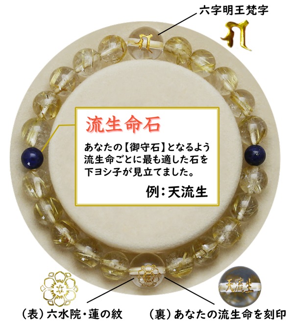 金運爆上げ　金運最強！6mmカイヤナイト 主玉1.3cm水晶　お念珠 金運爆上げ 金運最強！6mmカイヤナイト 主玉1.3cm水晶 お念珠